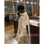 Chanel 25SS Early Fall Collection 🌸 Heavyweight Vintage Courtly Top - Ethereal Bow-Tie🎀Lace Sheer Blouse - Image 6