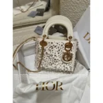 Dior 2025 Limited Edition ⭐️ Silk Satin Embroidered Lady Dior Bag - Crystal Beaded "Socialite Collector's Piece" - Image 13