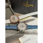 PatekPhilippe Moissanite Sister Collection ⌚️ Premium Automatic Watch - Japan-Made 9015 Movement & Sapphire Glass - Image 18