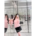 Chanel 2025A Early Fall Collection ✨ Women’s Imported Cashmere Knit Cardigan — Metal Button Pocket Round Neck Jacket - Image 12