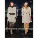 Chanel 2025A Early Fall Haute Atelier Collection 🆕 Imported Tweed Suit Set - Silk-Lined Jacket/Skirt/Dress w/ Frog Closures - Image 9