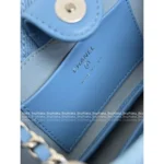 Chanel 2025C New Collection 💙 Denim Mini Tote Bag - Enzyme-Washed Denim w/ Detachable Chain Strap ⛓️ - Image 16