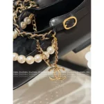 Chanel 25B Early Fall Collection ⛓️ Runway Chain & Patent Leather Mary Janes - Pearl-Accented Pumps for Elegant Style - Image 5