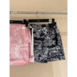 Dior 2025 Early Fall Collection 🌸 Pink Jungle Print Culottes - High-Waisted Slimming Palazzo Pants with Metal Belt - Image 6