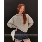 Louis Vuitton 25SS Early Fall Collection 🩶 Heavyweight Embroidered Logo Hoodie - Crystal-Studded Pullover w/ Relaxed Fit (Effortlessly Versatile~) - Image 14
