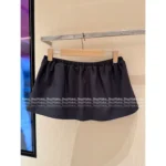 miumiu 25SS Early Fall Collection 🐾 Women’s Drawstring Bloom Skirt - Adjustable Hem Mini/Midi Versions - Image 15