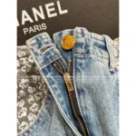 Chanel 2025B Early Fall Collection 🌈 Ombré Wide-Leg Jeans - Slimming Vertical Seam & Stretch Denim (Leg-Lengthening Fit) 👖 - Image 6