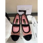 Chanel 2025B Fall/Winter Collection 🌈 Haute Couture Mary Janes - Imported Silk-Velvet & Crystal Bow (Ballet Flat Version) - Image 12