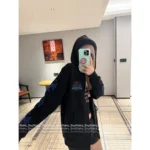 CHROME HEARTS 25SS Early Fall Collection 💙 Keep Edition Hoodie - Blue Print Sanskrit Logo Zip-Up - Image 16