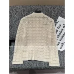 LOROPIANA LP Light Luxury Hollow-Out Cashmere Cardigan 🐑 Runway-Grade Artisanal Knitwear - Image 12