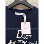 Dior 2025 Early Fall Collection ✨ Signature Letter Logo Round Neck Cashmere Sweater - Image 8