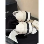 Chanel 25B Early Fall Collection 🆕 Graffiti Salmon Color 🍣 Quilted Lambskin Sneakers - Ultra Comfortable Sporty Style - Image 5