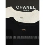 Chanel 🤍 2025B Spring/Summer New Collection Crochet Hollow-Out Round Neck Sleeveless Knit Tank / Short-Sleeve T-Shirt - Image 10