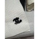 Chanel 25A Fall/Winter Collection ☑️ Heavyweight Knit Set - 100% Cashmere Pineapple Scarf & Beanie - Image 10