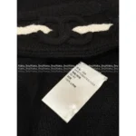 Chanel 2025B Fall/Winter Collection ❄️ Black & White Line Logo Beanie - 100% Imported Cashmere Knit - Image 8