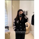 Chanel 25B Fall/Winter Collection 🎀 Bow Cuff Cashmere Sweater - 100% Kashmir Wool Pullover with Jacquard Logo - Image 18