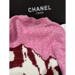 Chanel 2024N Coco Neige Ski Collection ❄️ Snow Mountain Sweater - Color-Block Jacquard Logo Pullover 🏔️ - Image 10