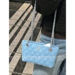 Chanel 2025C New Collection 💙 Denim Mini Tote Bag - Enzyme-Washed Denim w/ Detachable Chain Strap ⛓️ - Image 15