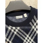 BURBERRY 2025 Early Fall Collection 🆕 Classic Plaid Color-Block Sweater - Unisex Oversized Wool Blend Pullover - Image 14