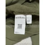 ACNE STUDIOS 2025 Autumn Collection 🍵 Classic 1996 Vintage Baseball Jacket - Matcha Green Retro Zip-Up w/ Distressed Logo - Image 2