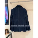 Louis Vuitton 2025SS Early Fall Collection 💙 Women's Denim Jacket - Cuff Lining Clover Print Logo & Metal Button Detail - Image 16