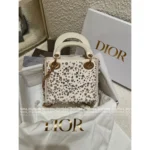 Dior 2025 Limited Edition ⭐️ Silk Satin Embroidered Lady Dior Bag - Crystal Beaded "Socialite Collector's Piece"