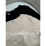 Acne Studios 2025 Early Fall Collection 🆕 Women's Logo-Print Layered Knit - Mock Two-Piece Long Sleeve Pullover - Image 5