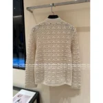 LOROPIANA LP Light Luxury Hollow-Out Cashmere Cardigan 🐑 Runway-Grade Artisanal Knitwear - Image 11