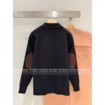miumiu 2025ss Early Fall Collection - Patchwork Suede, American Retro Preppy Style Wool Zip-Up Knit Cardigan - Image 11