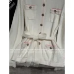 Chanel 25B Fall/Winter Collection 🔛 Women's 100% Imported Cashmere Knit Cardigan Coat - 4-Pocket Bathrobe Style - Image 9