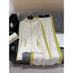 Chanel 2025C Early Spring Collection ❕ Cashmere Edition Lounge Set - Minimalist Contrast-Hem Hooded Coat & Wide-Leg Pants - Image 19