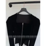 Dior 2025 Fall/Winter Collection 🖤 Velvet Couture Top - Imported Velvet with Bone Corset & Dramatic Sleeves - Image 6