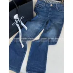 Chanel 2025B Early Fall Collection 👖 Jennie-Inspired "High IQ" Jeans - Runway Straight-Leg Trousers for Polished Style - Image 14