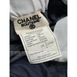 Chanel Vintage Exclusive Keep Edition ☑️ ©️©️ High-Waisted Wide-Leg Jeans - Adjustable Ribbon Belt & Retro Denim - Image 7