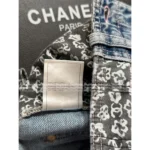 Chanel 2025B Early Fall Collection 🌈 Ombré Wide-Leg Jeans - Slimming Vertical Seam & Stretch Denim (Leg-Lengthening Fit) 👖 - Image 4