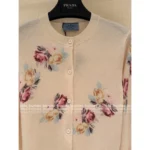 Chanel 🌷 2025SS Early Autumn New Collection Jacquard Tie-Dye Floral Embroidered Loho Wool Knit Cardigan for Women - Image 15
