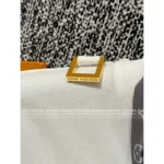 Louis Vuitton 2025SS Spring/Summer Collection 🩶 Women’s Tie-Neck Short-Sleeve T-Shirt - 100% Premium Cotton - Image 6