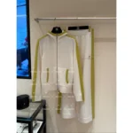 Chanel 2025C Early Spring Collection ❕ Cashmere Edition Lounge Set - Minimalist Contrast-Hem Hooded Coat & Wide-Leg Pants - Image 3