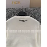 Dior 2025 Early Autumn Collection 💗 Heavy Embroidery Logo Sweater - Floral Jacquard Cashmere Blend Pullover - Image 13