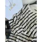 Dior 2025 Early Autumn Collection 🔍 Celebrity-Inspired Knitwear - Cashmere/Silk Blend Diagonal Stripe Sweater - Image 2