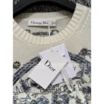 Dior 2025 Early Fall Collection ⭐️ 4D Jacquard Logo Sweater - 100% Cashmere Women's Pullover with Embroidery - Image 12