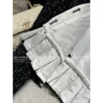 Chanel 2025A Early Fall Runway Collection 🖤 Peplum Blouse Sleeve Jacket - Wool Tweed w/ Silk Lining & Petal Cuffs - Image 12