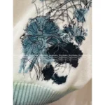 Dior 25SS Early Fall Collection 🍃 Round Neck Jacquard Sweater - Ink Wash Painting Embroidery w/ Letter Logo Cashmere Blend - Image 12