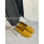 miumiu 2025SS Spring/Summer Collection 🍋 Bow-Tie Leather Mary Janes - Women's Ballet Flats w/ Pearled Sole - Image 18