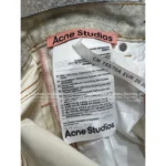 ACNE STUDIOS 2025 Early Fall Collection 🍬 Candy Beaded Wide-Leg Jeans - High-Waisted Painted Print & Embroidery 👖 - Image 9