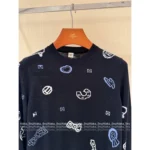Hermes 2025 Fall/Winter Collection 🆕 Emblem Jacquard Cashmere Sweater - 100% Kashmir Wool w/ Round Neck & Signature Logo - Image 12