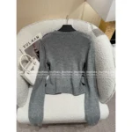 Prada 25SS Early Fall Collection 🧑‍🎓 British Academic Style Sweater - 100% Wool Round Neck Plaid Pullover - Image 20