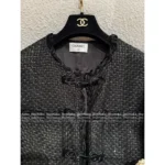 Chanel 2025A Haute Atelier Collection 🆕 Wang Yibo Inspired Blazer - Knitted Tweed Jacket with Frog Buttons - Image 18