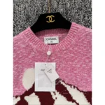 Chanel 2024N Coco Neige Ski Collection ❄️ Snow Mountain Sweater - Color-Block Jacquard Logo Pullover 🏔️ - Image 7
