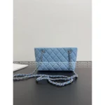 Chanel 2025C New Collection 💙 Denim Mini Tote Bag - Enzyme-Washed Denim w/ Detachable Chain Strap ⛓️ - Image 12
